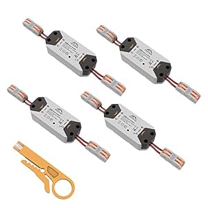 Orbecco Smart WiFi Light Switch, [4-Pack] Smart Wireless Relay Switch Module & Cable Cutter Stripper Tool, Remote…