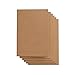 Travel Journal Set with 6 Notebook Journals for Travelers - Kraft Brown Soft Cover - A5 Size - 210 mm x 140 mm - 60 Dot Grid Pages/30 Sheets