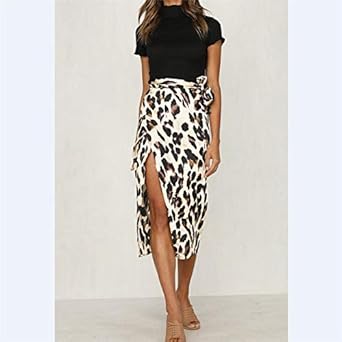leopard print maxi skirt uk