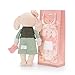 Me Too Stuffed Elephant Dolls Green Dress 12'' + Gift Bag …