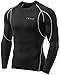 TM-MUD11-KLG_Large Tesla Men's Long Sleeve T-Shirt Baselayer Cool Dry Compression Top MUD11