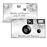 5 Silver Roses Wedding Memories Disposable