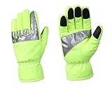 Rothco Safety Green Gloves with Reflective Tape, Large