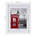 ONE WALL 11x14 Picture Frame with Mats Display 8x10 or 5x7 Photo, White Wood Frame with Tempered Glass for Wall and Tabletop - Mounting Hardware Included