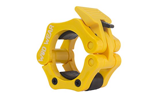 Barbell Collar 50MM Olympic Standard by WOD Wear (Yellow) - Thumbnail 3