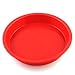2win2buy 7.3*1 inch Silicone Round Cake Baking Mold Pastry Brownie Pizza Pie Dessert Pan