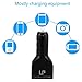 LP 36W 7.2A USB Car Charger for Smartphones - Black