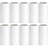 Lint Roller Refills 4 inch Bulk 10 Rolls Total 600 Sheets Extra Sticky Lint Remover Replacement Refills Compatible with Evercare PetLovers Muji IKEA and Others (Inside Dia. 1-1/2 inch)