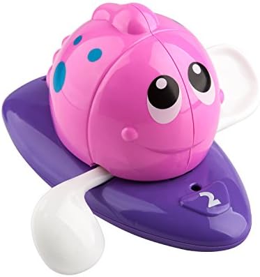 iKidsislands Bath Toys for Toddlers, Girls, Boys, Kids, Babies - Floating Wind Up Swimming Baby Bathtub Toys - Fun and Educational - (Pink Fish)