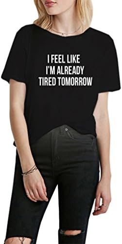 DANVOUY Women's Summer Short Sleeve Graphic Casual Teen Girl Tops Tee T-Shirt