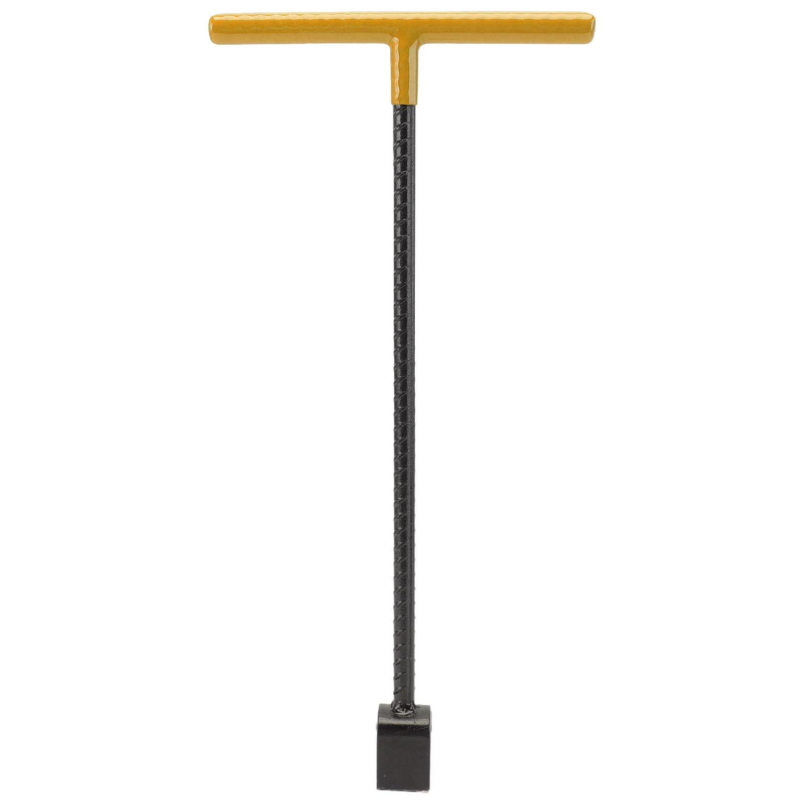 Ejoyous Water Stopcock Key, Water Mains Key Water Meter Key Water Stop Key with T Handle Multipurpose Curb Valve Key, for Open and Close Water Stop Valve Water Meter Sewage Valve (Yellow)