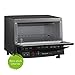 Panasonic FlashXpress Toaster Oven Countertop, 4-Slice Compact Size with Double Infrared Heating, 6 Auto Cook Options and Precise Temperature Control, 1300W - NB-G110P-K (Black)