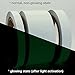 JVCC Glow in the Dark Tape [6 Hour] (GLW): 1/2 in. x 30 ft. (Luminescent Lime Green)