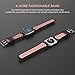 For Apple Watch Band 38mm, Penta Stars Silicone Band for Apple Watch Series 4/3/2/1, Two Tone Holes Design, Breathable, Waterproof Sport Replacement Wristband for iWatch, Pink