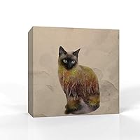 Canvas Wall Art - Animal Portrait - Canvas Prints Home Artwork Decoration for Living Room,Bedroom - 12x12 inches