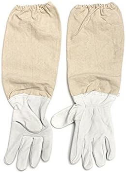 GoldenTrading Beekeeping Gloves, Smoker & Bee Tools Kit Beekeeper Starter Set