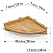Prosumer’s Choice Bamboo Pet Perch Platform Feeder Tray Stand for Small Animal Cagesthumb 3