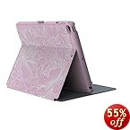 Speck Products StyleFolio Case for iPad Air/Air 2,FreshFloral Pink/Nickel Grey