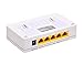 iCreatin 5-port 10/100Mbps Smart Ethernet POE Switch with 4 PoE ports and 48V65W Power supply