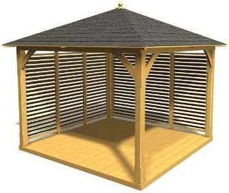 Cotswold Canopy w/ floor & venetian panels (3.34mx3.34m)