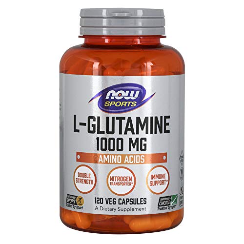 NOW Foods LGlutamine 1,000 Milligram, 120 Capsules Pricepulse