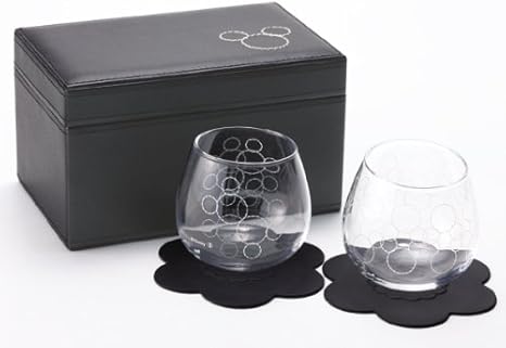 Amazon Co Jp Disney ディズニー スウィングミッキー ペアグラスセット ホーム キッチン