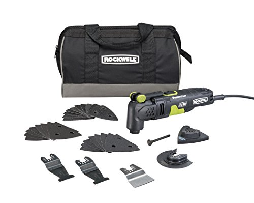 UPC 845534015454, Rockwell 3.5 Amp Sonicrafter F30 Oscillating Multi-Tool, with Variable Speed, Hyperlock Clamping, Vibrafree Technology, and Universal Fit System, 32-Piece Kit with Carry Bag - RK5132K