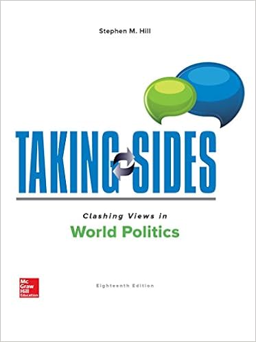 Taking Sides Clashing Views In World Politics Hill Stephen 9781259882975 Books