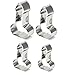 XYBAGS 4pcs Fun Shaped Cookie Cutters, Stainless Steel Naughty Bachelorette Party Gag Gift, Assorted Sizes