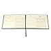 Samsill Black Registration 9 x 6 inches Hardcover Guest Book with Gold Foil, Lines for Name, Address and Notes, Registry Book, 96 Pages