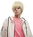 Hiliss New Fashion Cool Mens Boys Short Straight Platinum Blonde Hair Party Cosplay Wig