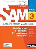 Domaine d'activité SAM 3 Collaboration à la gestion des ressources humaines BTS 1re et 2e années by 