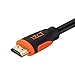 LZCT 4K High Speed HDMI Cable 40FT with Ethernet HDMI Cord V2.0 Support 4K@60Hz Ultra HD 2160P 3D ARC HDR (Length from 3' to 125') Dual Color Mould