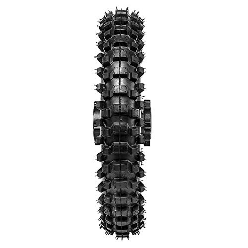 TDPRO Front 70/100-17 + Rear 90/100-14 Wheels Tires For Dirt Pit Bikes | 2.75x17 & 3.5-14 Tires and Rims Inner tubes with 15mm Bearings Motocross Off Road