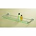 Gatco 1465 Premier Tempered Glass Shelf, Chrome