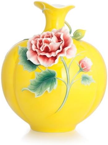 FZ02891 Franz Porcelain Spring cotton rose Lrg size vase New for 2012 get yours