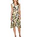 Elywish Women's Summer Casual Fit and Flare Sundress Floral Party Skater Dress
