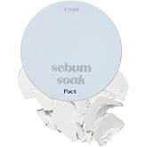 Etude Sebum Soak Pact | Facial Oil Control and Soft Skin with This Mineral Powder That Absorbs Sebum for a Matte Face | Korean Makeup, KBeauty, Perfect for Gift