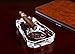IUME Crystal Glass Cigar Ashtray Cigarette Holder Living Room Home Office Outdoor Travel for Women Men Tabletop Desk Decoration Decor Tray Box