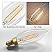 Hizashi Candelabra LED Light Bulbs 25 Watt, Dimmable Chandelier Light Bulbs, 90+ CRI, 200LM, Soft Warm White 2700K, E12 LED Bulb, B10 LED Candle Bulbs, UL Listed, 12 Pack