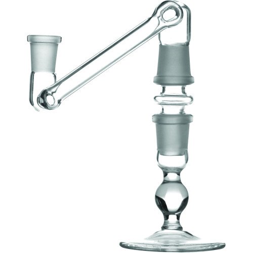 SCIENCE LAB ADAPTER 12-1678 FEMALE TO FEMALE ADAPTER PREMIUM PURPLE 18MM FEMALE TO 14MM FEMALE