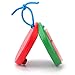 Foraineam 8 Pieces Lovley Cute Animal Pattern Castanets Wooden Finger Castanet for Baby Early Education