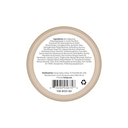 HEMPZ HYDRATING LIP SLEEPING MASK – WHIPPED VANILLA (.95 OZ.) | OVERNIGHT HYDRATING LIP BALM FOR DRY LIPS, LIP REPAIR, CHAPPED LIP TREATMENT & NOURISHMENT FOR WOMEN