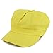 Women's Lightweight 100% Cotton Soft Fit Newsboy Cap with Elastic Back - Yellow