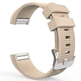 MoKo Fitbit Charge 2 Band, MoKo Soft Silicone Adjustable Replacement Sport Strap Band for Fitbit Charge 2 Heart Rate + Fitness Wristband, Wrist Length 5.70