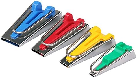 LingSY Fabric Bias Tape Maker Tool 6mm 12mm 18mm 25mm Sewing Quilting