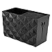 Salon Barber Scissors Shear Holder Rack for Hairdressers, Scissor Storage Case Keeper Modern Hairdressing Combs Clips Desktop Desk Organizer Accessories for Babers Station Office Home - Black