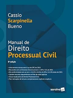 Livro Manual de Direito Processual Civil - 8ª edição 2022