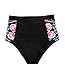 Begonia.K Women's 2 Piece Swimsuits Floral Print Halter High Waisted Bikini Sets