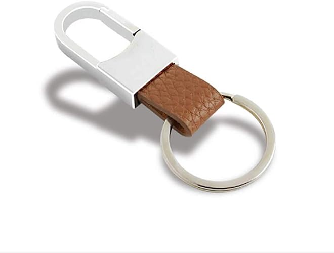 Amazon キーチェーン 男女兼用 キーリング キーホルダー ブラウン Baitong キーホルダー チェーン